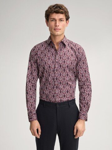 JOOP! Slim Fit Hemd 'Pit' in Rot: Vorderseite