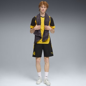 PUMA Regular Workout Pants 'Borussia Dortmund' in Black