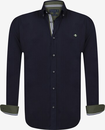 Chemise 'Waterford' Sir Raymond Tailor en bleu : devant