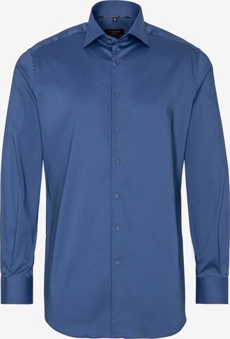 ETERNA Slim fit Overhemd in Blauw: voorkant