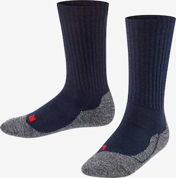 FALKE Športové ponožky 'Active Warm' - Modrá: predná strana