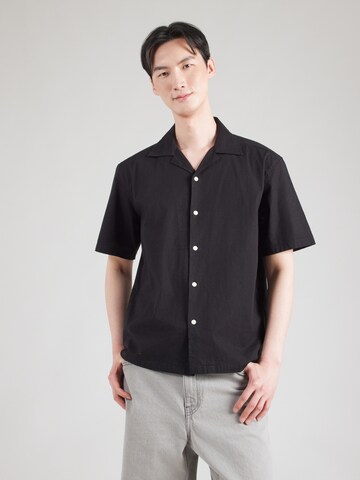 Only & Sons Классический крой Рубашка 'ONSREID' в Черный: спереди