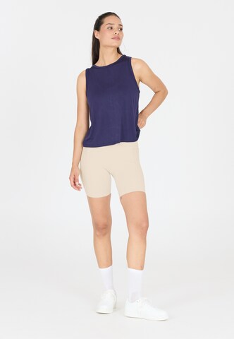 Athlecia Regular Workout Pants 'Aliya' in Beige