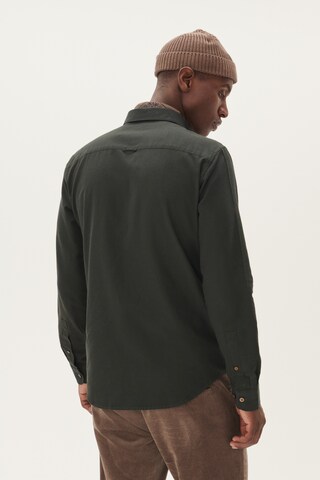 Matinique Regular fit Button Up Shirt 'Trostol' in Green