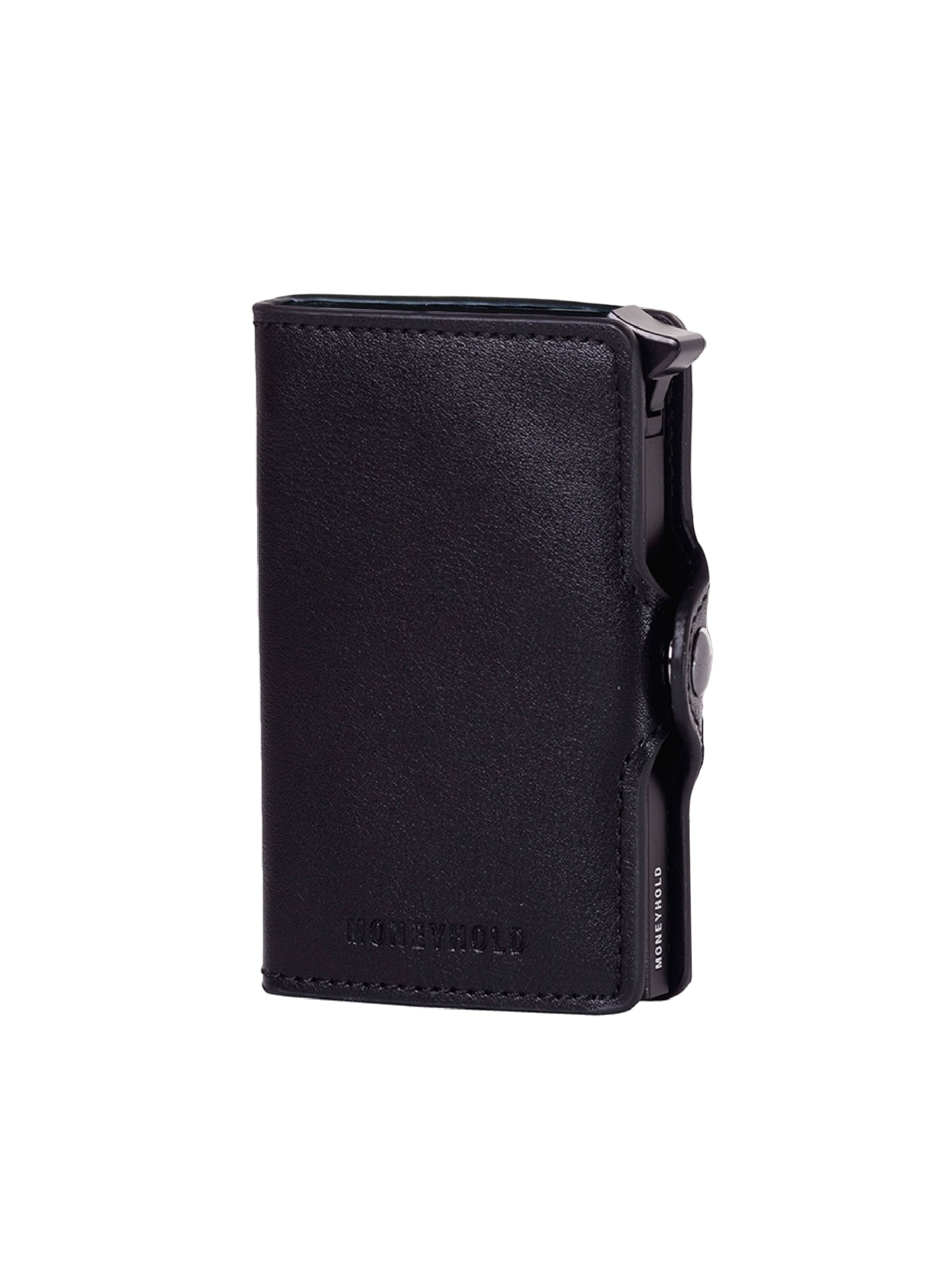 Portamonete di Moneyhold in nero: frontale