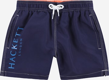 Hackett London Trousers 'BRANDED VOLLEY' in Blue: front