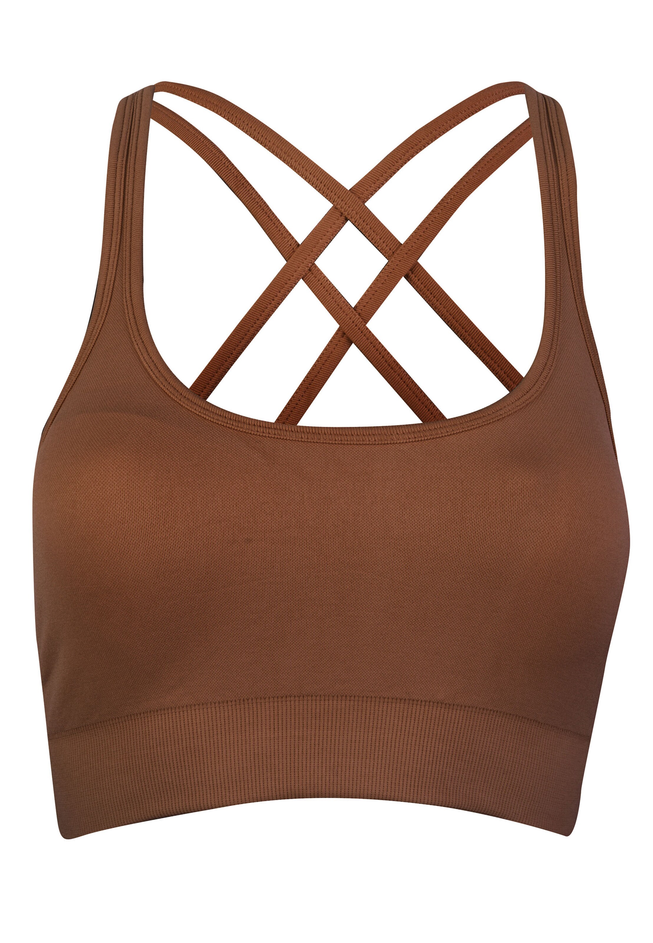 BeShaped Bralette Sports bra in Brown: front