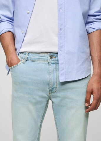 MANGO MAN Slimfit Jeans 'Jude' in Blau