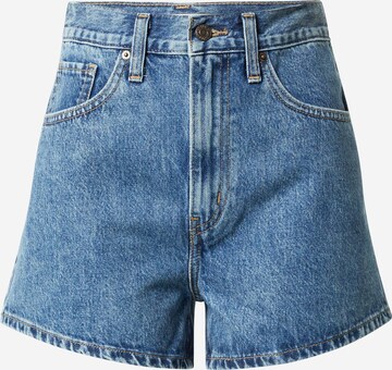 LEVI'S ® Regular Jeans 'High Waisted Mom Short' in Blue: front