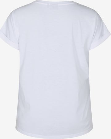 T-shirt 'Katja' Zizzi en blanc