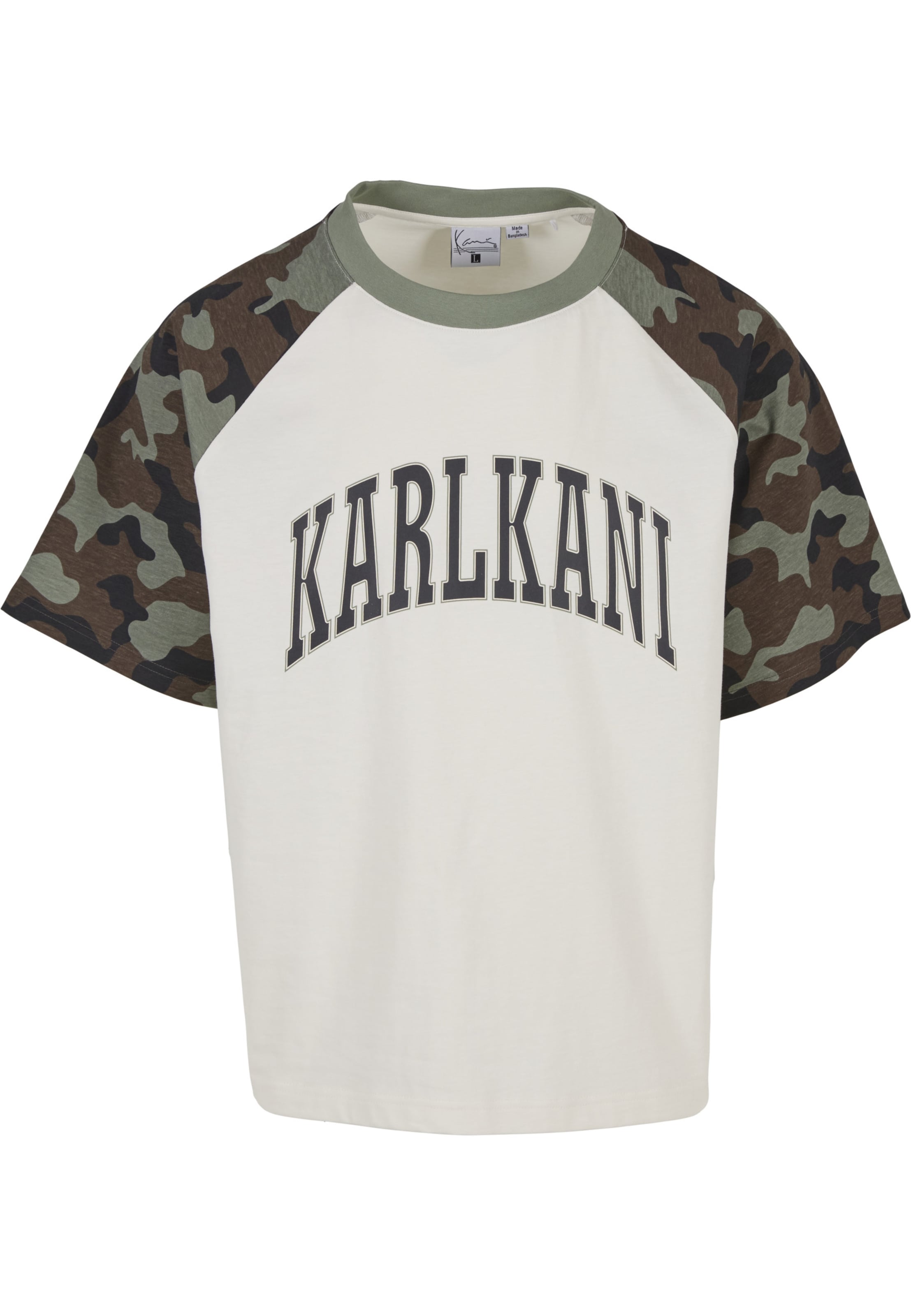 Maglietta di Karl Kani in bianco: frontale
