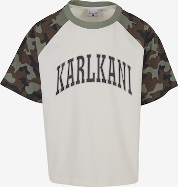 Maglietta di Karl Kani in bianco: frontale