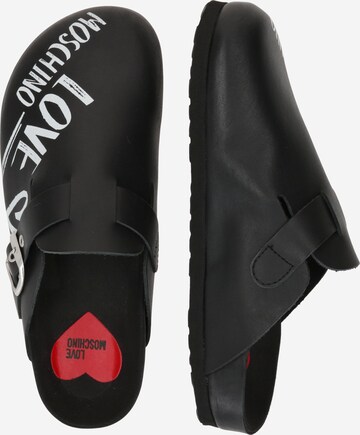 Love Moschino Pantolette in Schwarz