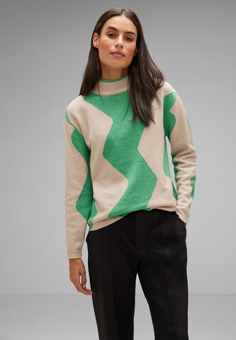 STREET ONE Pullover in Beige