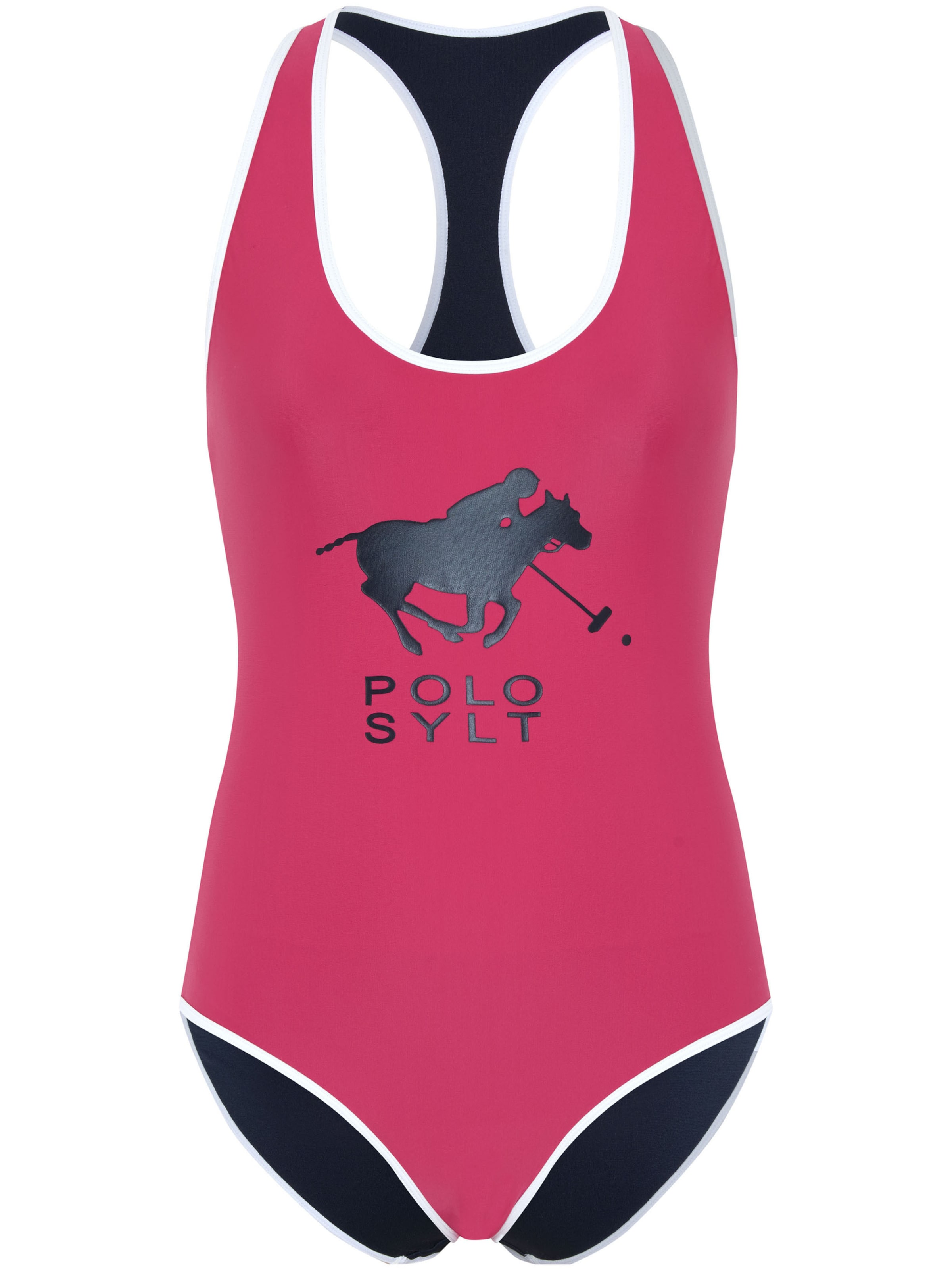 Polo Sylt Bustier Badeanzug in Pink: Vorderseite