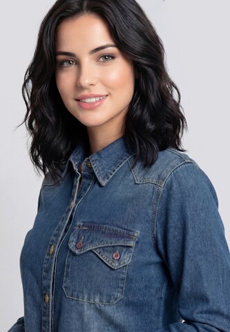 MYMO - Blusa en azul