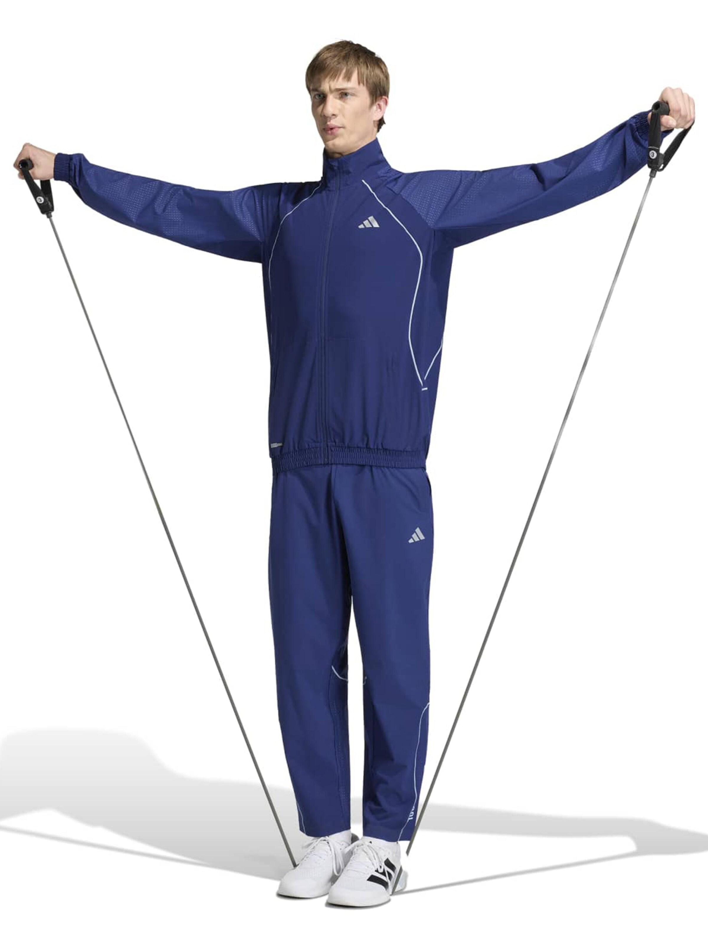 ADIDAS PERFORMANCE Træningsjakke 'TECH APP' i blå