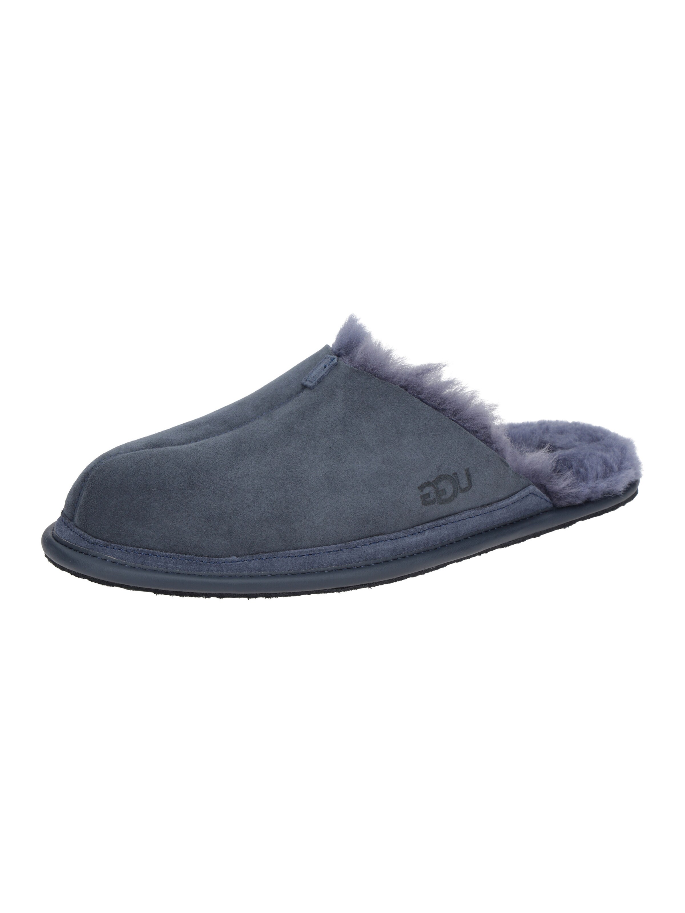 UGG Slippers 'UGG Hyde Herren Hausschuhe dunkelblau 1123660' in Blue: front