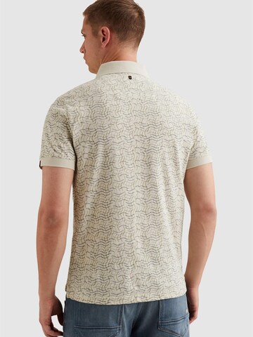 PME Legend Shirt 'Polo shirt in 100% cotton with allover print' in Beige