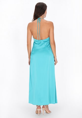 Robe de cocktail faina en bleu