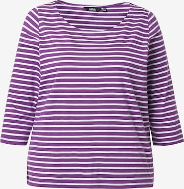Ulla Popken Shirt in Lila: voorkant