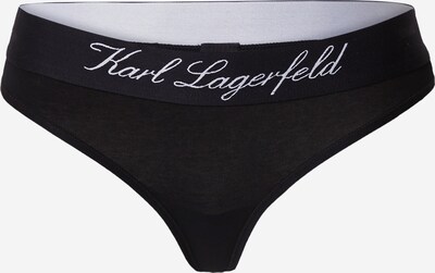 Karl Lagerfeld Tanga - černá / bílá, Produkt
