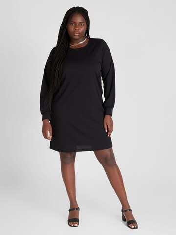 Vero Moda Curve Jurk 'Allison' in Zwart: voorkant