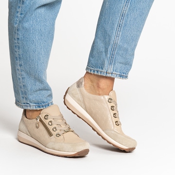 ARA T-Bar Sandals in Beige: front