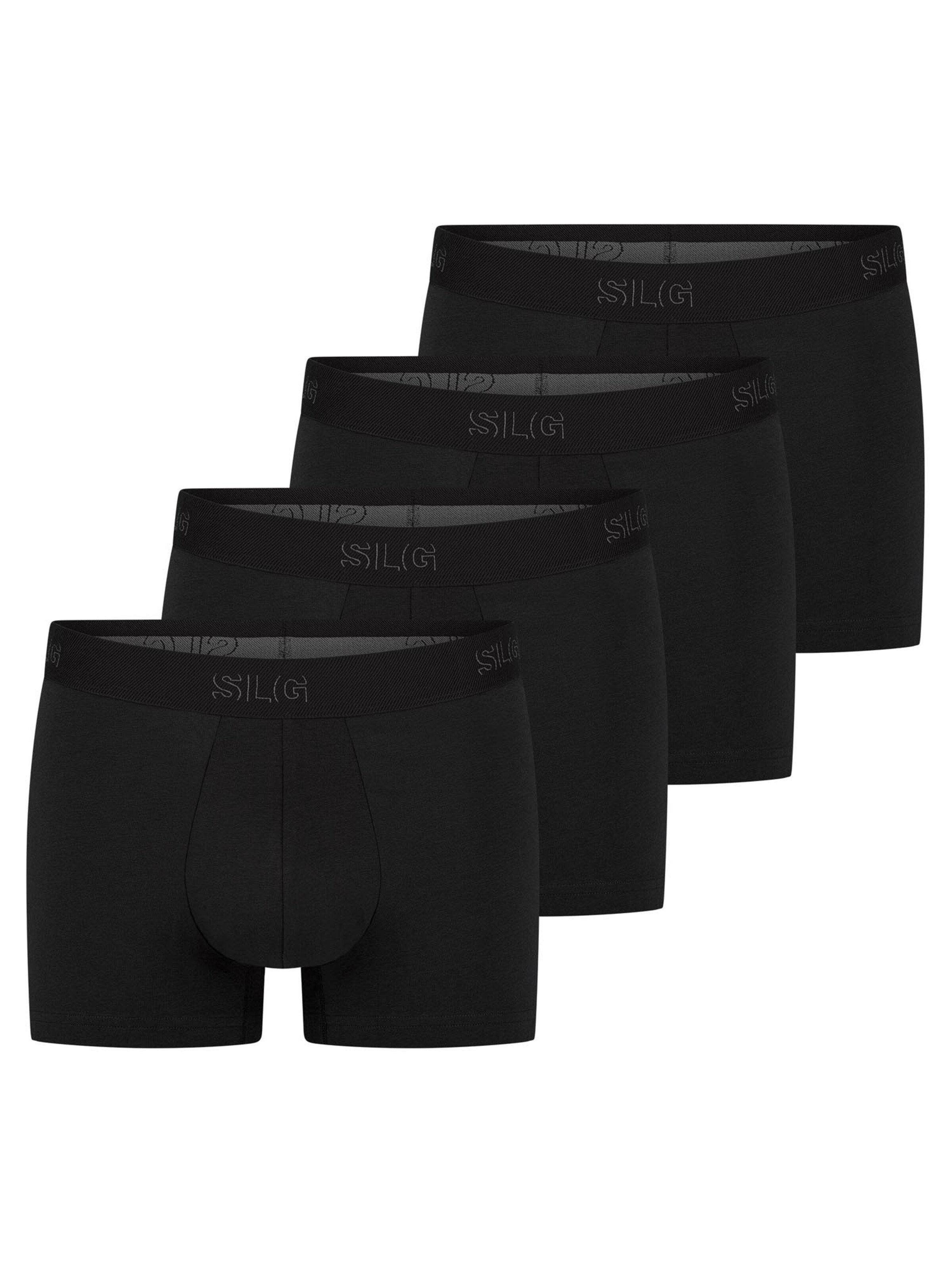 SLOGGI Boxer shorts 'SLG Base' in Black: front