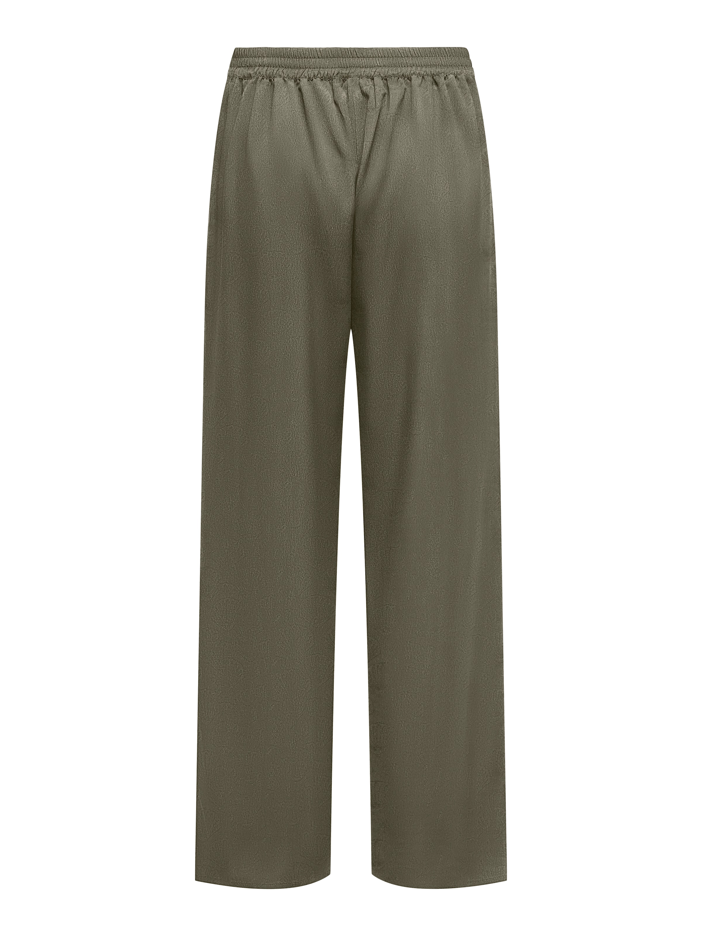 ONLY Loosefit Pyjamahose in Grün