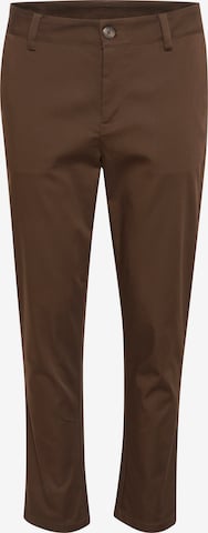 CULTURE Chino Pants 'caya' in Brown: front