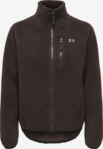 ONLY PLAY Funktionsfleecejacke 'ONPMON' in Braun: Vorderseite