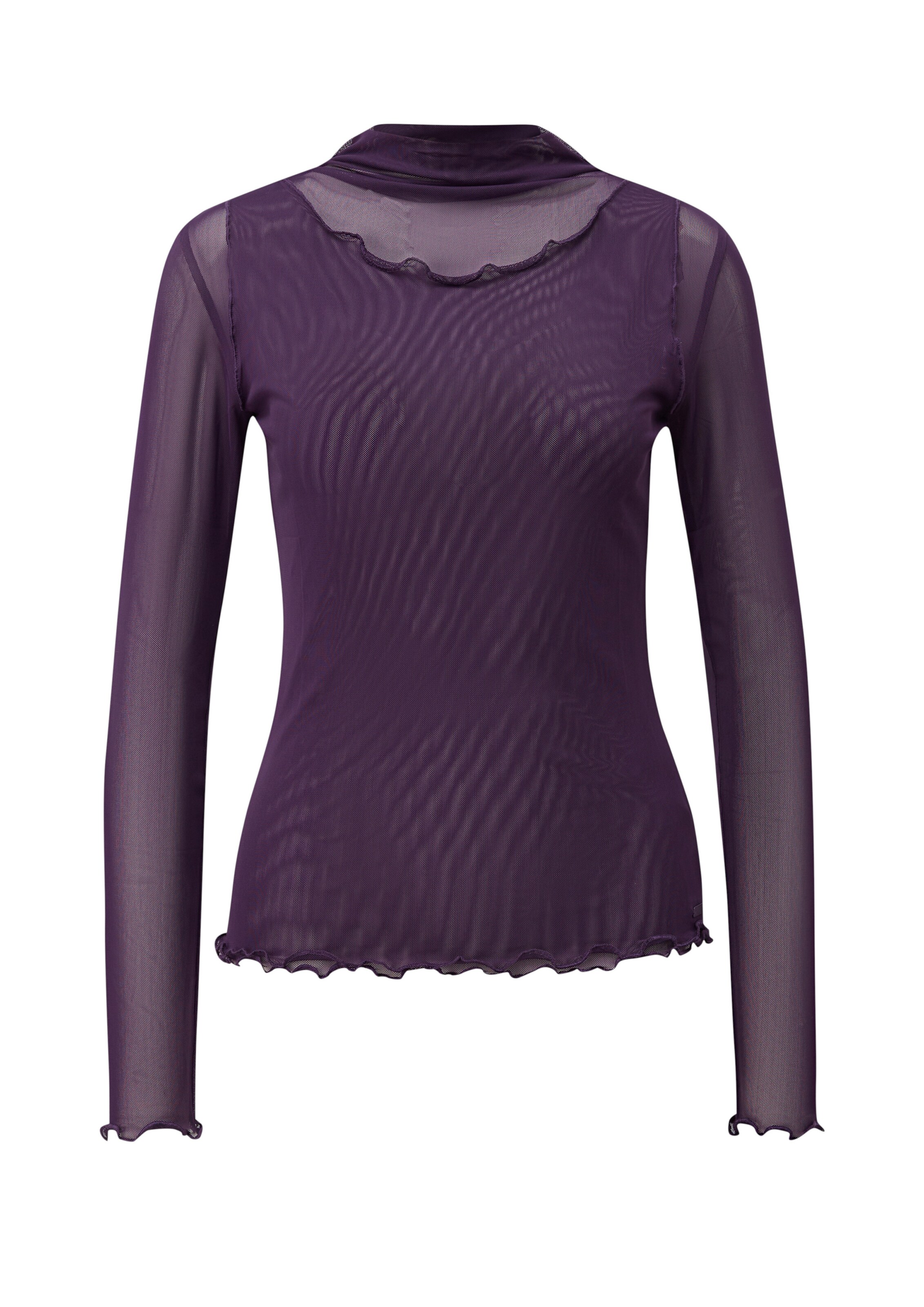 T-shirt QS en violet : devant