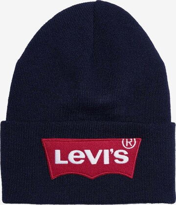 LEVI'S ® Beanie 'Batwing' in Blue: front