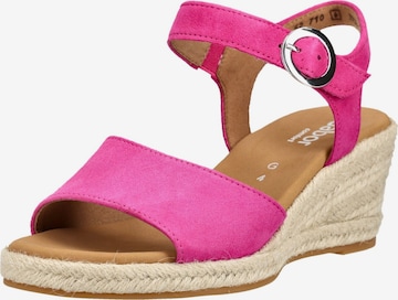 Sandalo di GABOR in rosa: frontale