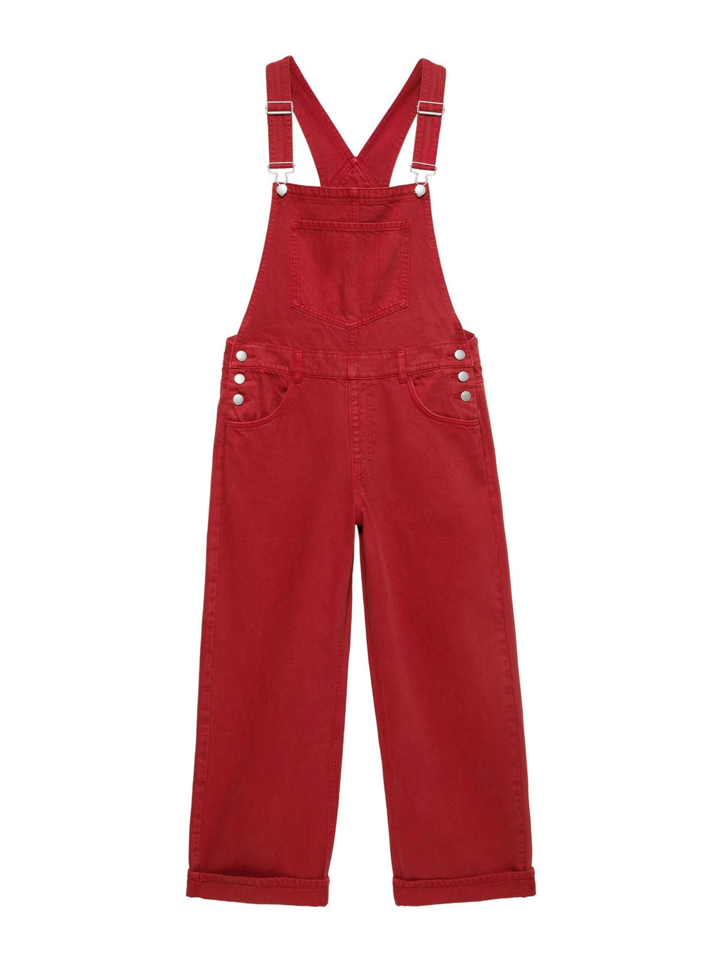 Pull&Bear Loosefit Farkkuhaalari värissä punainen: etupuoli