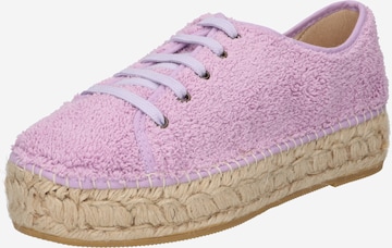 Espadrilles 'Basket' espadrij l´originale en violet : devant