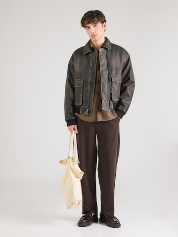 Abercrombie & Fitch Regular fit Skjorta 'FEB4' i brun