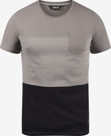 !Solid Shirt 'Mingo' in Grijs: voorkant