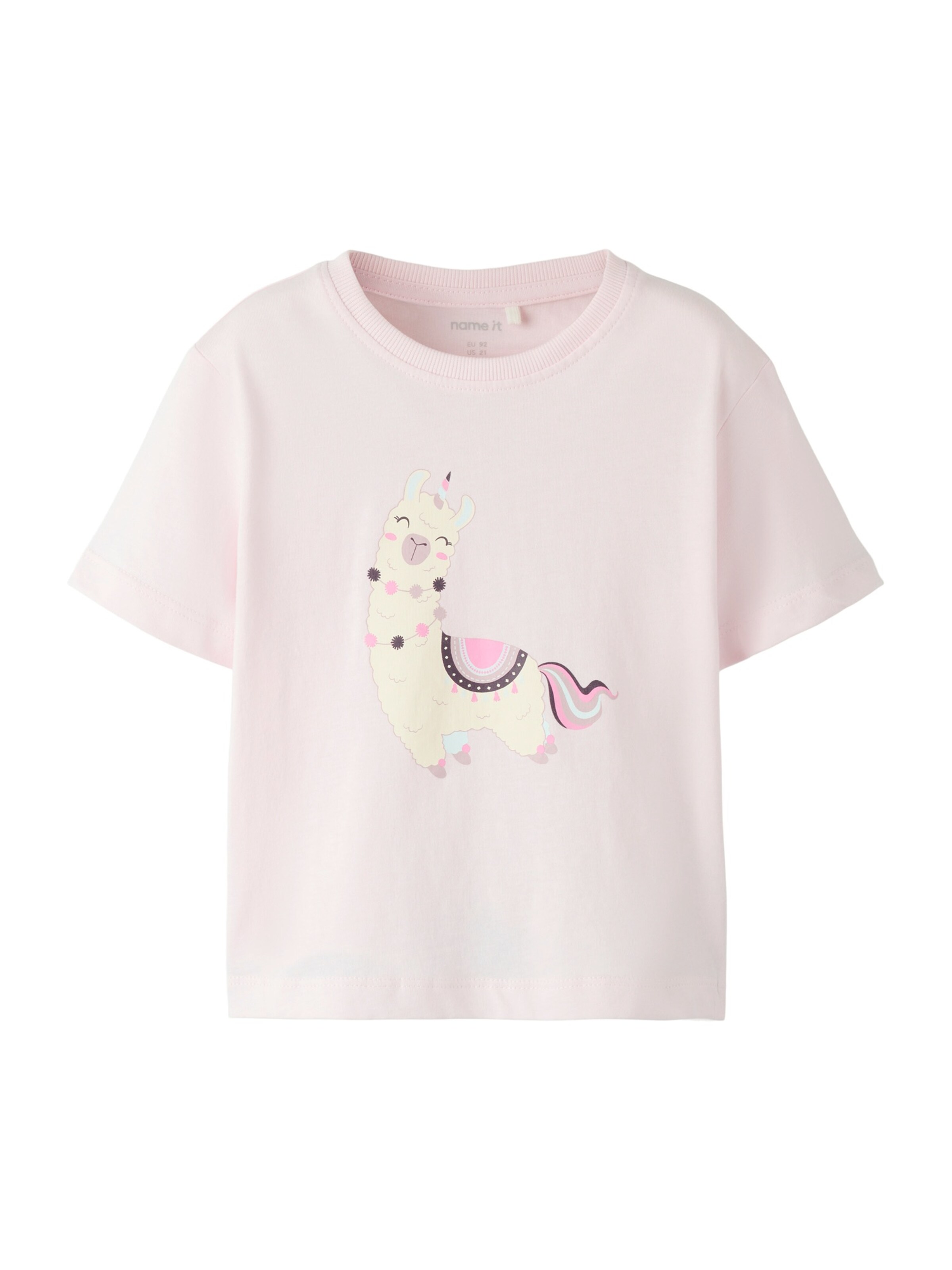 T-Shirt NAME IT en rose : devant