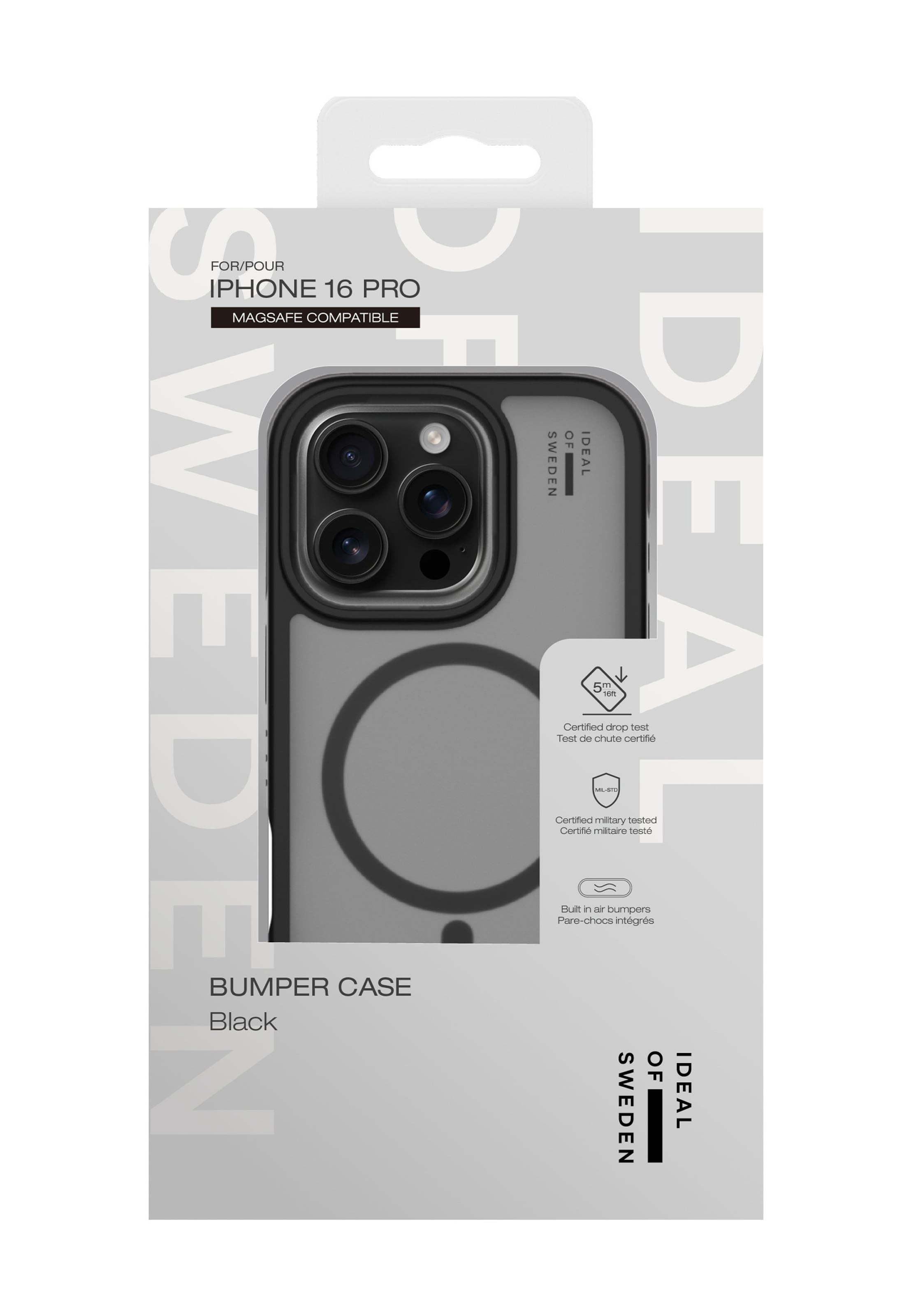 iDeal of Sweden - Funda para smartphone 'iPhone 16 Pro' en negro