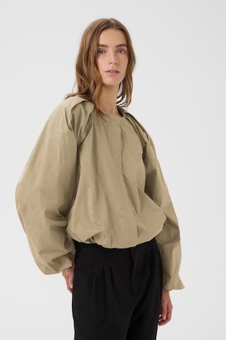 Chemisier 'KBEnya' KAREN BY SIMONSEN en marron : devant