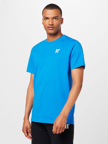 11 Degrees T-Shirt 'Core' in Blau: Vorderseite