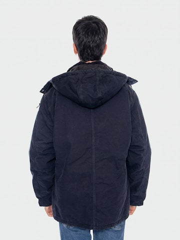 Carhartt WIP Vinterjakke 'Ambel Coat Deep Night / Deep Night' i blå