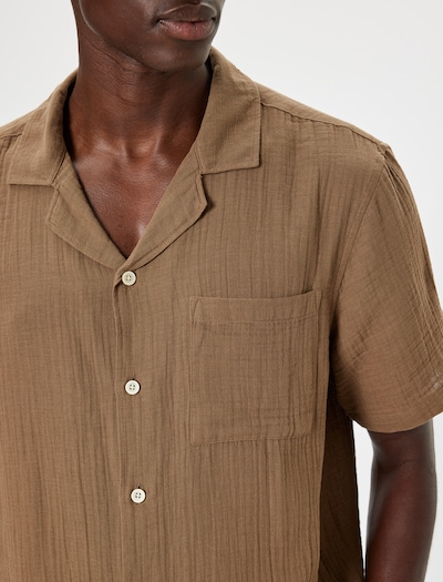 Koton Button Up Shirt in Caramel, Item view