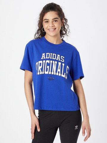 ADIDAS ORIGINALS T-Shirt in Blau: predná strana