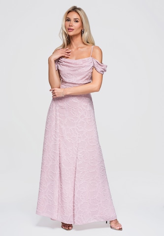 Ombre Evening dress 'DLR388' in Pink: front