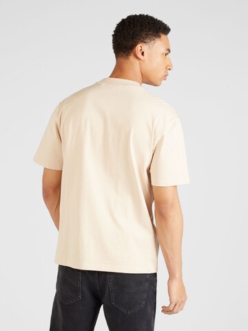 HUGO T-Shirt 'Dapolino' in Beige