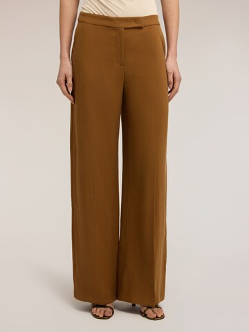MOTIVI Wide Leg Hose‌‌‌‌‌‌‌ in Braun: Vorderseite