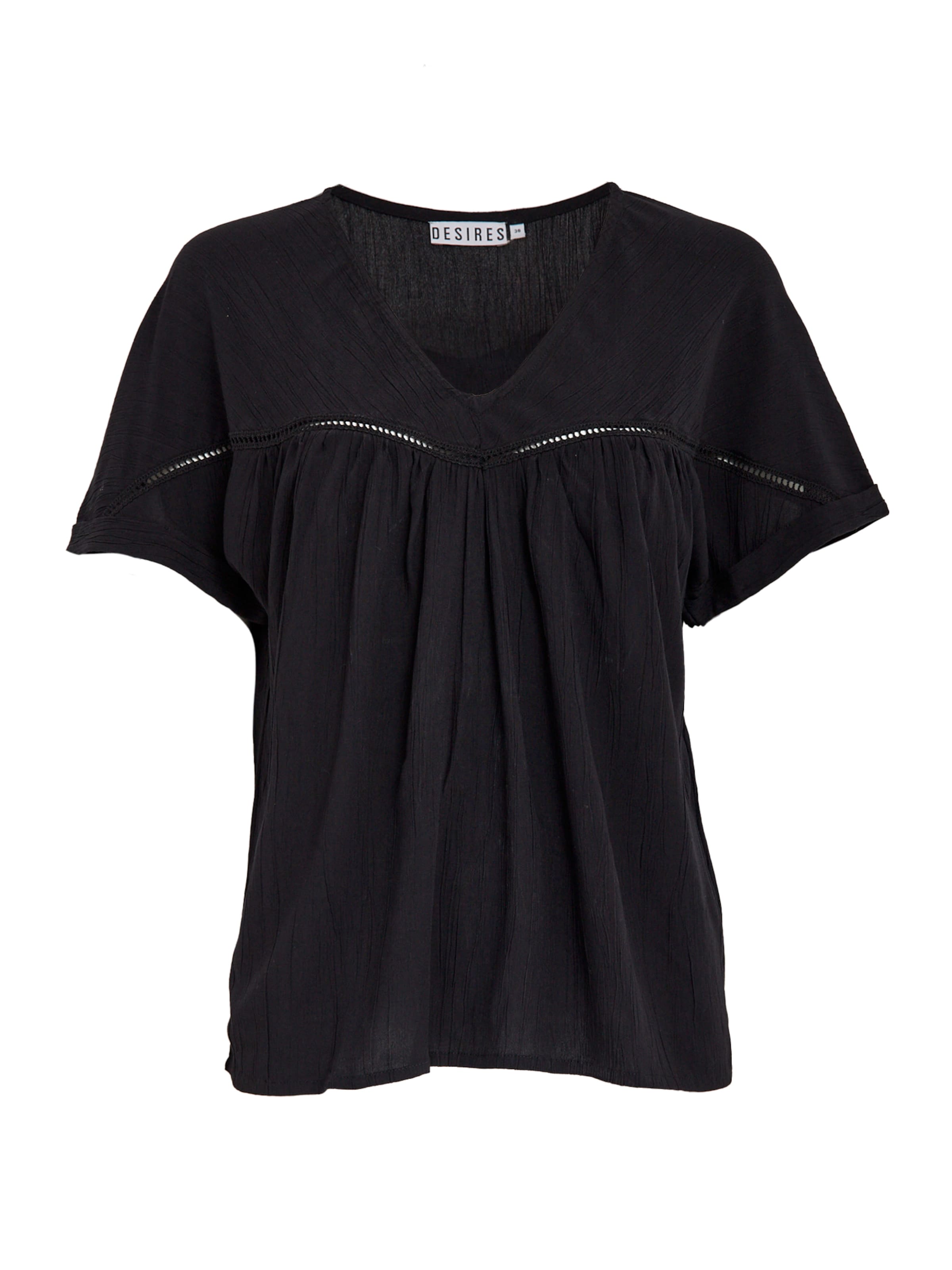 DESIRES Blouse 'Aggi' in Zwart: voorkant